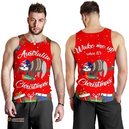 Christmas Australia Men's Tank Top Red - Merry Christmas