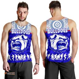 Western Bulldogs Men Tank Top Anzac Day Indigenous