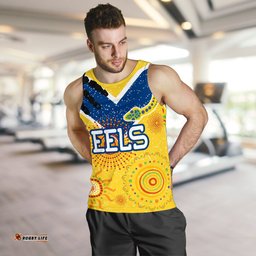 Parramatta Eels Men Tank Top Ethnic Style