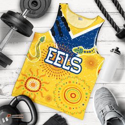 Parramatta Eels Men Tank Top Ethnic Style
