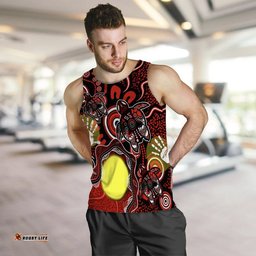 Aboriginal Flag NAIDOC Turtle Men Tank Top