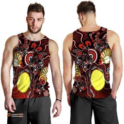 Aboriginal Flag NAIDOC Turtle Men Tank Top