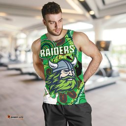 Canberra Men's Tank Top Raiders Indigenous 2