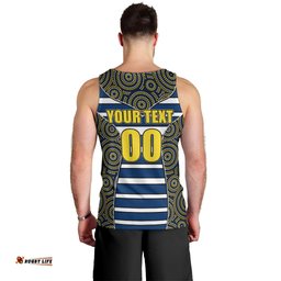 NRL - Cowboys Men Tank Top Mix Dot Aboriginal