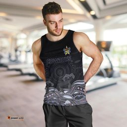 Custom Cowboys Rugby Men Tank Top The Starry Night Indigenous