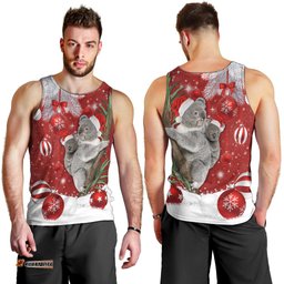 Australia Christmas Men Tank Top Santa Koala Ver02
