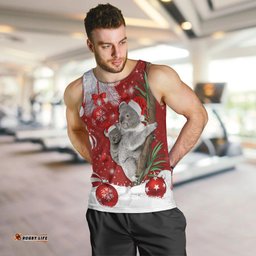 Australia Christmas Men Tank Top Santa Koala Ver02