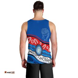 Bulldogs Indigenous Men Tank Top Western