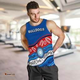 Bulldogs Indigenous Men Tank Top Western