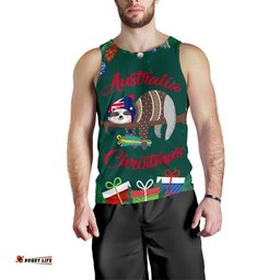 Australia Christmas Men's Tank Top Green - Merry Christmas