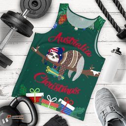 Australia Christmas Men's Tank Top Green - Merry Christmas