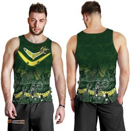 (Custom Personalised And Number) Australia Aboriginal Men Tank Top Rugby World Cup