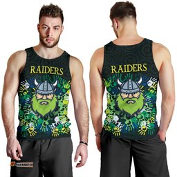 Canberra Men Tank Top Raiders Viking Simple Indigenous