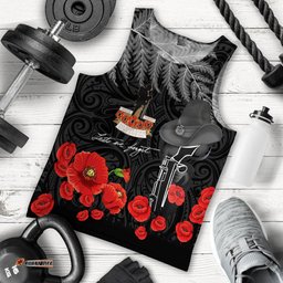 New Zealand Anzac Lest We Forget Remebrance Day Men Tank Top -