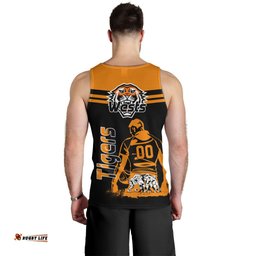 Wests Tigers Tank Top Personalized Pentagon Style- NRL