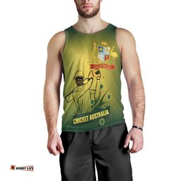 Cricket Men's Tank Top - Australian Cricket National Color