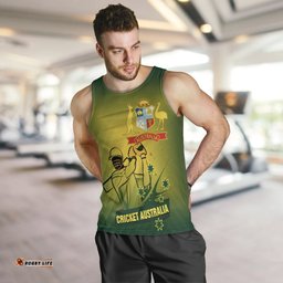 Cricket Men's Tank Top - Australian Cricket National Color