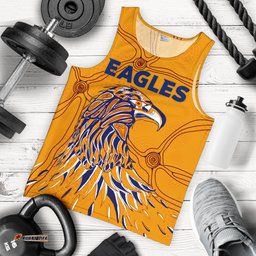 West Coast  Men Tank Top Eagles Indigenous