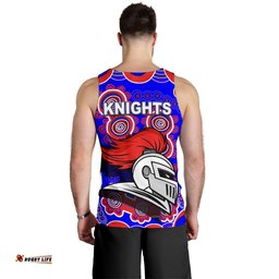 Newcastle Knights Men Tank Top Indigenous