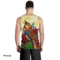 Men's Tank Top - Australia Kookaburra With Waratah