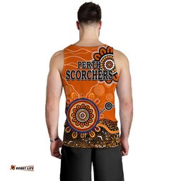 Perth Scorchers Men Tank Top Cricket Indigenous Aboriginal