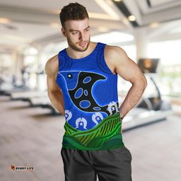 Men's Tank Top - Torres Strait Dot Patterns