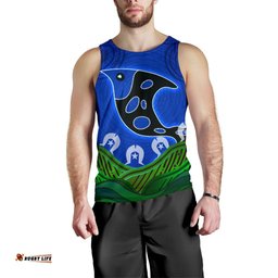 Men's Tank Top - Torres Strait Dot Patterns