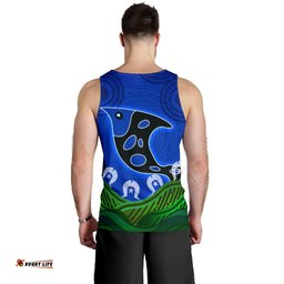 Men's Tank Top - Torres Strait Dot Patterns
