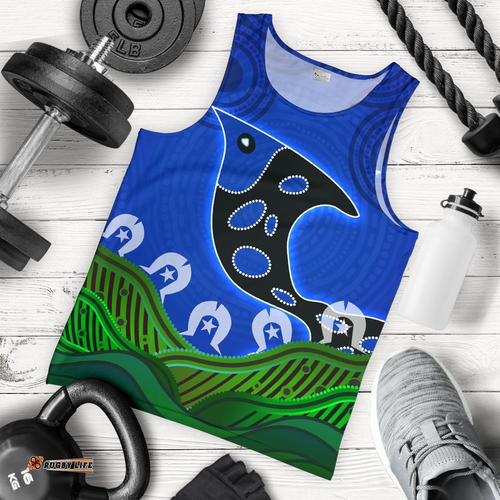 Men's Tank Top - Torres Strait Dot Patterns