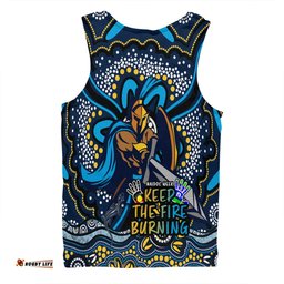 Gold Coast Titans Men Singlet Aboriginal Inspired Naidoc Week Custom For Die Hard Fan Supporters