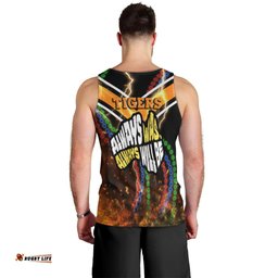 Wests Tigers Naidoc Week Men's Tank Top Version Aboriginal Tiger 3D