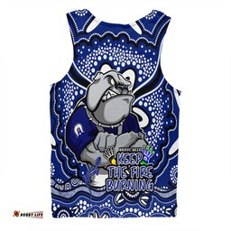 Canterbury-Bankstown Bulldogs Men Singlet Aboriginal Inspired Naidoc Week Custom For Die Hard Fan Supporters