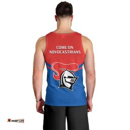 Newcastle Knights Rugby Men Tank Top Novocastrians Sporty Style
