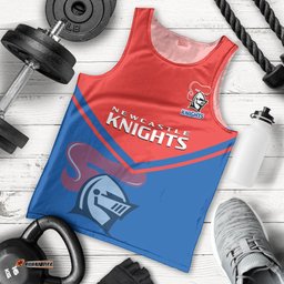 Newcastle Knights Rugby Men Tank Top Novocastrians Sporty Style