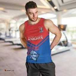 Newcastle Knights Rugby Men Tank Top Novocastrians Sporty Style