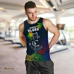 (Custom Personalised) Blues NAIDOC Week Men Tank Top Aboriginal Special Style