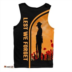 Australia Men Singlet Lest We Forget Style In My Heart