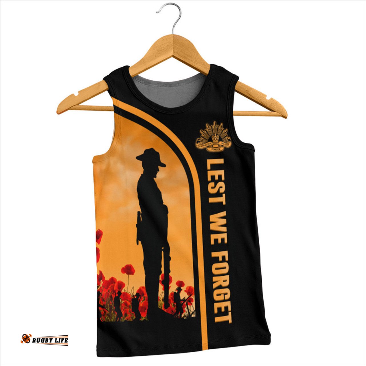 Australia Men Singlet Lest We Forget Style In My Heart