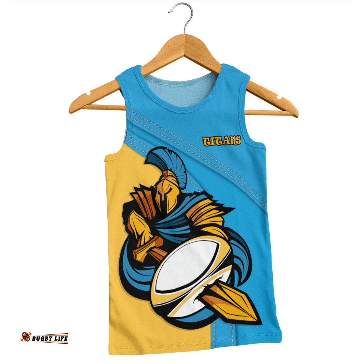 Gold Coast Titans Men Singlet Custom Team Of Us Die Hard Fan Supporters