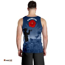 Australia Navy Anzac Men's Tank Top - Remembering Our Heroes
