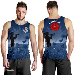 Australia Navy Anzac Men's Tank Top - Remembering Our Heroes
