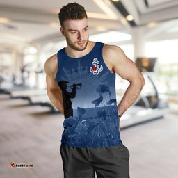 Australia Navy Anzac Men's Tank Top - Remembering Our Heroes