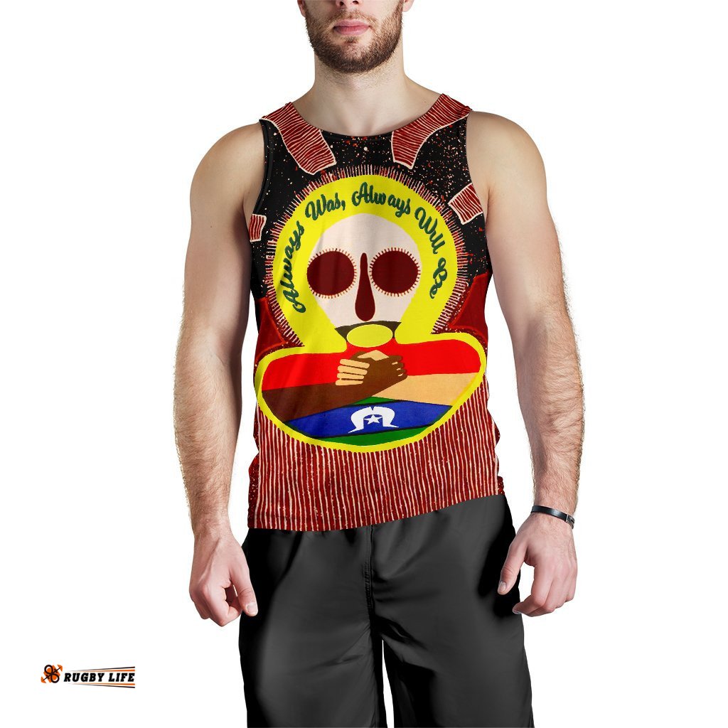 Aboriginal and Torres Strait Islander Men's Tank Top - Naidoc Style