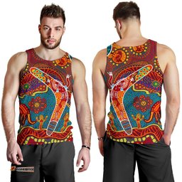 Aboriginal Men's Tank Top - Indigenous Boomerang