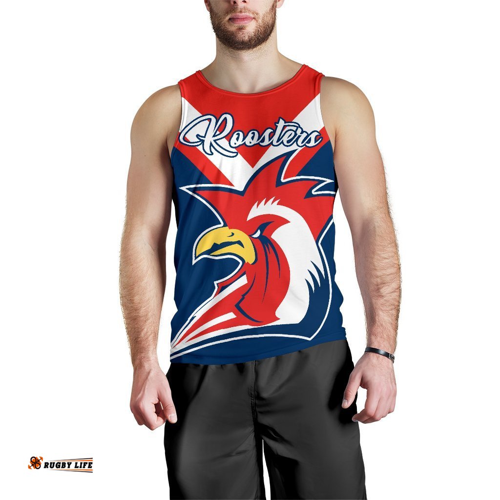 Australia Roosters Men Tank Top Rugby