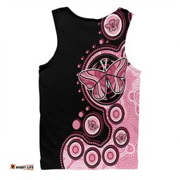 Australia Men Singlet Indigenous Butterfly Aboriginal Dot Arts