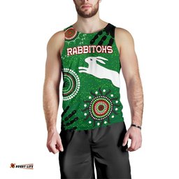 South Sydney Rabbitohs Indigenous Men Tank Top Country Style