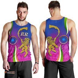 India Cricket Men Tank Top Rajasthan Royals Version RR