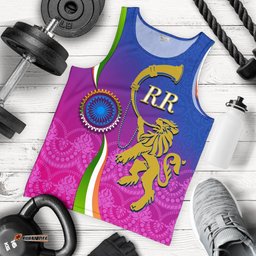 India Cricket Men Tank Top Rajasthan Royals Version RR
