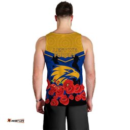 Eagles Anzac Day Indigenous Art Men Tank Top -